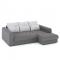 Диван угловой Мэддиссон Лайт серый