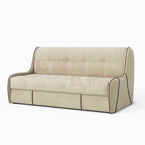 Диван-кровать Рио молочный с темным кантом