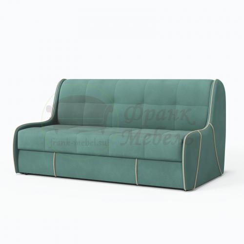 Диван-кровать Рио мятный с белым кантом
