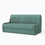 Диван-кровать Рио мятный с белым кантом