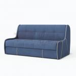 Диван-кровать Рио синий с белым кантом