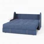 Диван-кровать Рио синий с белым кантом